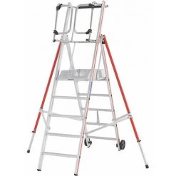 ESCABEAU DIRECT - MATISERE Escabeau Pro 4 Marches De 2.93m De Hauteur De Travail Maximale. - 848304