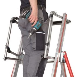 ESCABEAU DIRECT - MATISERE Escabeau Pro 4 Marches De 2.93m De Hauteur De Travail Maximale. - 848304 -Pas Cher Échelle Magasin 3140966 4