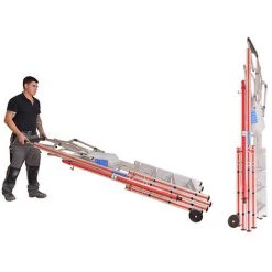 ESCABEAU DIRECT - MATISERE Escabeau Pro 4 Marches De 2.93m De Hauteur De Travail Maximale. - 848304 -Pas Cher Échelle Magasin 3140966 5