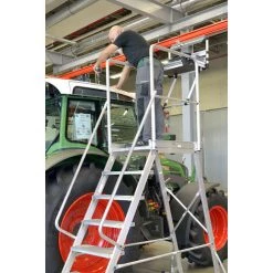 PLATEFORME DIRECT - MATISERE Plateforme Roulante De 8 Marches - Hauteur Travail Max. 3.94m - 6888/08 -Pas Cher Échelle Magasin 3140985 4