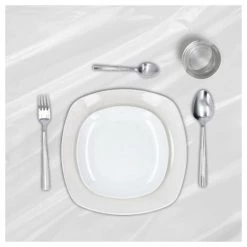 ORYX Tovaglia In Gomma Rotonda Trasparente Impermeabile Pvc Antimacchia Ø 140 Cm. -Pas Cher Échelle Magasin 31641623 3