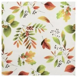 ORYX Tovaglia Rotonda Foglie Di Gomma Autunno Impermeabile Pvc Antimacchia Ø 140 Cm. -Pas Cher Échelle Magasin 31641907 3