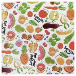 ORYX Tovaglia Rettangolare Gomma Frutta Fantasia Impermeabile Pvc Antimacchia 140x250 Cm. -Pas Cher Échelle Magasin 31642513 3