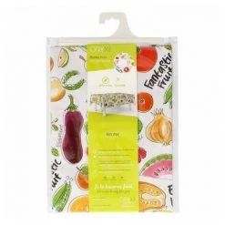ORYX Tovaglia Rettangolare Gomma Frutta Fantasia Impermeabile Pvc Antimacchia 140x250 Cm. -Pas Cher Échelle Magasin 31642513 4