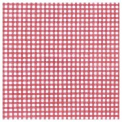 ORYX Tovaglia Rettangolare In Gomma Quadrati Rossi Impermeabile Pvc Antimacchia 140x250 Cm. -Pas Cher Échelle Magasin 31642559 3