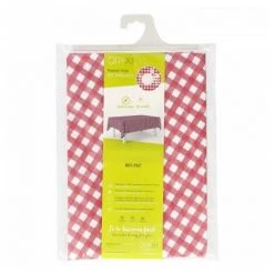 ORYX Tovaglia Rettangolare In Gomma Quadrati Rossi Impermeabile Pvc Antimacchia 140x250 Cm. -Pas Cher Échelle Magasin 31642559 4