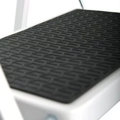 MSV Escabeau Marchepied 3 Niveaux Pliant & Antidérapant En Acier Max 150kg (43,5x67,5x106cm) - Noir -Pas Cher Échelle Magasin 31775600 3