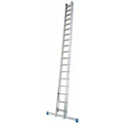 LE SANITAIRE Echelle Coulissante à Corde 2 Plans 2 X 18 échelons
