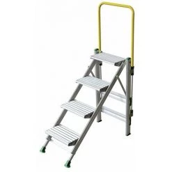 PLATEFORME DIRECT - MATISERE Escabeau 4 Marches - Hauteur De Travail Max. 2.96m - PO-4/M -Pas Cher Échelle Magasin 3206698 5