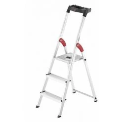 HAILO Escabeau 6 Marches - Hauteur Atteignable 3.28m - 8506-001