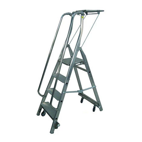 ESCABEAU DIRECT - MATISERE Escabeau Roulant De 5 Marches - Hauteur De Travail Maximale De 3.10m - 19405 1 ESCABEAU DIRECT - MATISERE Escabeau Roulant De 5 Marches - Hauteur De Travail Maximale De 3.10m - 19405