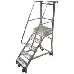 ESCABEAU DIRECT - MATISERE Escabeau Roulant De 4 Marches. Hauteur De Travail Maximale De 2.77m - SC4