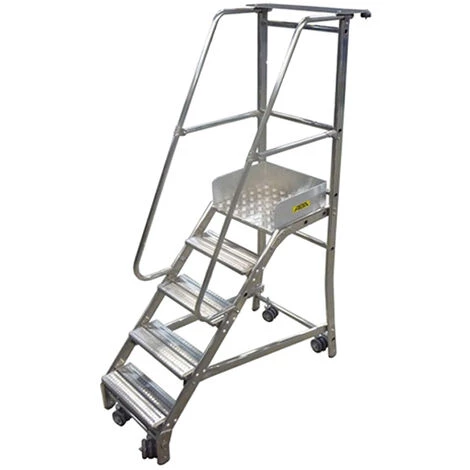 ESCABEAU DIRECT - MATISERE Escabeau Roulant De 4 Marches. Hauteur De Travail Maximale De 2.77m - SC4 1 ESCABEAU DIRECT - MATISERE Escabeau Roulant De 4 Marches. Hauteur De Travail Maximale De 2.77m - SC4