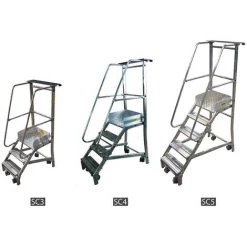 ESCABEAU DIRECT - MATISERE Escabeau Roulant De 4 Marches. Hauteur De Travail Maximale De 2.77m - SC4 6 ESCABEAU DIRECT - MATISERE Escabeau Roulant De 4 Marches. Hauteur De Travail Maximale De 2.77m - SC4 -Pas Cher Échelle Magasin 3224662 3