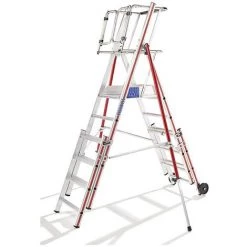 ESCABEAU DIRECT - MATISERE PIRL Portillon Saloon - 4 Marches + Extension 3 Marches - 848304/03