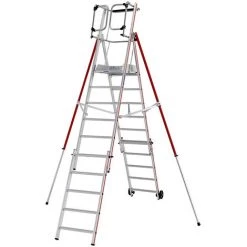 ESCABEAU DIRECT - MATISERE Escabeau Télescopique De 5 Marches Avec Kit D'extension 5 Marches - 848305/05