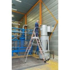 ESCABEAU DIRECT - MATISERE Escabeau Télescopique De 8 Marches Avec Kit D'extension 4 Marches - 848308/04 -Pas Cher Échelle Magasin 3224882 5