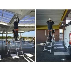 ESCABEAU DIRECT - MATISERE Escabeau Pro 2 Marches. Hauteur De Travail Maximale De 2.50m - 18.162 -Pas Cher Échelle Magasin 3224899 4