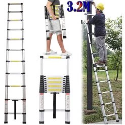 SKECTEN Echelle Telescopique, Échelle Pliable, 3,2 Mètre(s), Charge Maximale: 150 Kg -Pas Cher Échelle Magasin 33223618 4