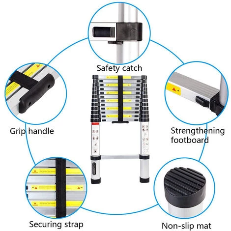 SKECTEN Echelle Télescopique 3,8M 5 SKECTEN Echelle Télescopique 3,8M – Image 5