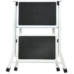 MSV Marchepied 2 Marches Pliant & Anti-dérapantes Léger En Acier Max 150kg - Noir -Pas Cher Échelle Magasin 33470704 5