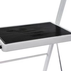 FIVE SIMPLY SMART Escabeau En Métal "3 Marches" 104cm Blanc -Pas Cher Échelle Magasin 33651868 3