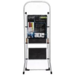 FIVE SIMPLY SMART Escabeau En Métal "3 Marches" 104cm Blanc -Pas Cher Échelle Magasin 33651868 4