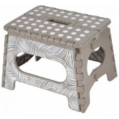 Paris Prix - Marchepied Pliable "végétal" 29cm Naturel