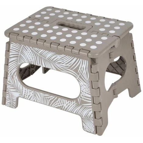 Paris Prix - Marchepied Pliable "végétal" 29cm Naturel 1 Paris Prix - Marchepied Pliable "végétal" 29cm Naturel