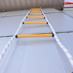 Kueatily 5 M Avec Mousquetons, Charge Max 450KG -échelles D'Incendie En Cas D'urgence Pour évacuation De Fenêtre, Balcon(2 Etages, 5M) -Pas Cher Échelle Magasin 33714056 4
