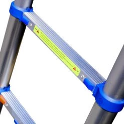 Echelle Télescopique KELI (320 Cm), Echelle Pliante - Escamotable, Fabriquée En Aluminium De Qualité Professionnelle, Certifiée à 150kg En131 Ce -Pas Cher Échelle Magasin 35040444 4