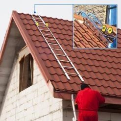 TODECO Adaptateur De Toit Pour échelle, Crochet De Toit Universel Pour Echelle, 0,93 Mètre(s), Charge Maximale: 150 Kg -Pas Cher Échelle Magasin 35074722 4