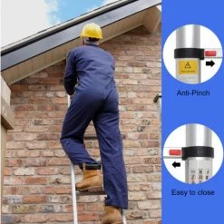 TODECO Echelle Telescopique, échelle Pliable, 3,8 Mètre(s), Sac De Transport OFFERT, Barre Stabilisatrice, EN 131, Charge Maximale: 150 Kg 8 TODECO Echelle Telescopique, échelle Pliable, 3,8 Mètre(s), Sac De Transport OFFERT, Barre Stabilisatrice, EN 131, Charge Maximale: 150 Kg -Pas Cher Échelle Magasin 35074767 4