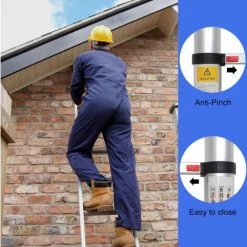 TODECO Echelle Telescopique, échelle Pliable, 3,2 Mètre(s), EN 131, Charge Maximale: 150 Kg -Pas Cher Échelle Magasin 35074792 3