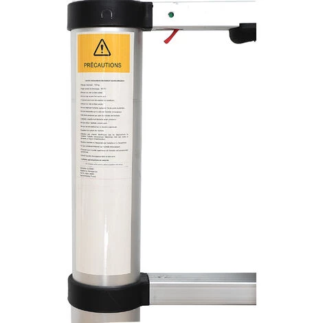 TODECO Echelle Telescopique, échelle Pliable, 4,1 Mètre(s), écart Supplémentaire, EN 131-6, Sac De Transport OFFERT, Charge Maximale: 150 Kg 4 TODECO Echelle Telescopique, échelle Pliable, 4,1 Mètre(s), écart Supplémentaire, EN 131-6, Sac De Transport OFFERT, Charge Maximale: 150 Kg – Image 4