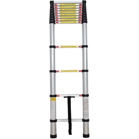 TODECO Echelle Telescopique, échelle Pliable, 3,8 Mètre(s), EN 131, Charge Maximale: 150 Kg 4 TODECO Echelle Telescopique, échelle Pliable, 3,8 Mètre(s), EN 131, Charge Maximale: 150 Kg – Image 4