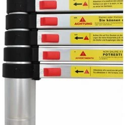 TODECO Echelle Telescopique, échelle Pliable, 3,8 Mètre(s), EN 131, Charge Maximale: 150 Kg 9 TODECO Echelle Telescopique, échelle Pliable, 3,8 Mètre(s), EN 131, Charge Maximale: 150 Kg -Pas Cher Échelle Magasin 35074816 5