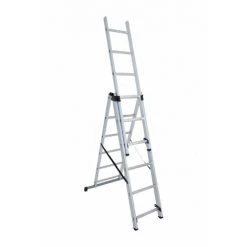 HAILO Echelle Transformable Aluminium HAILO 3x6 échelons H.3.36 M