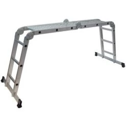 Centaure Echelle Articulée + Plate-forme Acier 4x3 Barreaux -Pas Cher Échelle Magasin 35389339 5