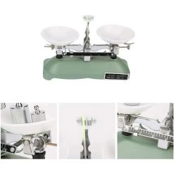 BRIDAY Échelle D'équilibre De Plateau Mécanique 200g / 0,2g Avec Sensibilité Outil D'enseignement Portable De Laboratoire De Physique Chimique Avec équilibre De Plateau, Pince à épiler Et Divers Poids -Pas Cher Échelle Magasin 35561164 3