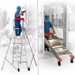 ECHELLE DIRECT - MATISERE Escabeau Pirl De 0.76m De Hauteur De Plateforme - PLT03 -Pas Cher Échelle Magasin 3562815 3