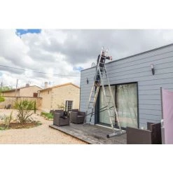 HAILO Echelle Transformable Aluminium HAILO 33 échelons H.6.82m -Pas Cher Échelle Magasin 35798350 3