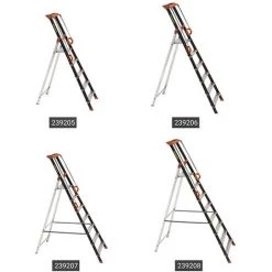 CENTAURE Escabeau Avec Rampe De Sécurité - Hauteur Maximum De Travail 2.99m - 239205 8 CENTAURE Escabeau Avec Rampe De Sécurité - Hauteur Maximum De Travail 2.99m - 239205 -Pas Cher Échelle Magasin 36334068 4