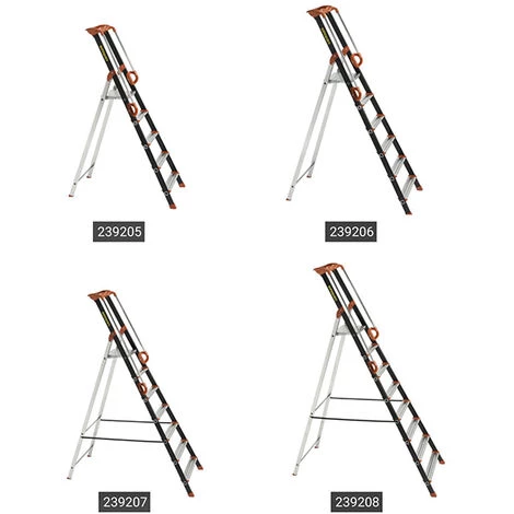 CENTAURE Escabeau Avec Rampe De Sécurité - Hauteur Maximum De Travail 2.99m - 239205 4 CENTAURE Escabeau Avec Rampe De Sécurité - Hauteur Maximum De Travail 2.99m - 239205 – Image 4