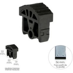 WOLFPACK Extrémité Pour échelle Pronor 2 Sections Avec 8 + 8 Marches (profil 55 Mm) AFT 23010082