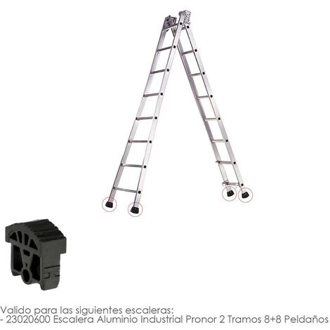 WOLFPACK Extrémité Pour échelle Pronor 2 Sections Avec 8 + 8 Marches (profil 55 Mm) AFT 23010082 2 WOLFPACK Extrémité Pour échelle Pronor 2 Sections Avec 8 + 8 Marches (profil 55 Mm) AFT 23010082 – Image 2