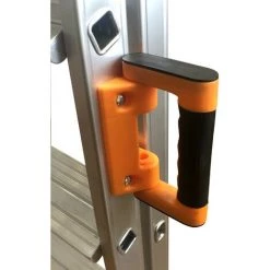 Escabeau Keli Le Super Pro (4 Marches (travail à 2,7m), Marchepied, Échelle Pliable, Fabriqué En Aluminium, Qualité Professionnelle, Poignée De Transport Confort, Porte Outils Abs -Pas Cher Échelle Magasin 36835004 4