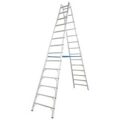 KRAUSE Echelle Double H De Travail 5,40 H D'echelle 3,75 2x14 Echelons