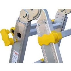 KRAUSE Echelle Telescopique Alu Avec Articulation En Acier Type 984/4x3 -Pas Cher Échelle Magasin 37641336 4