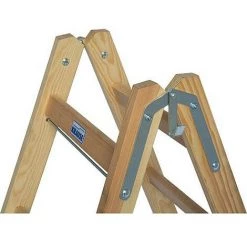 KRAUSE Echelle Double, Bois H De Travail 4,03 H Reelle 2,70 Longueur 2,80 Marches 2x10 -Pas Cher Échelle Magasin 37643221 5